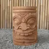 Artikelbild 1 des Artikels “Stool - Tiki motiv, made from Coconut. 50cm H. Model 2 - open mouth “
